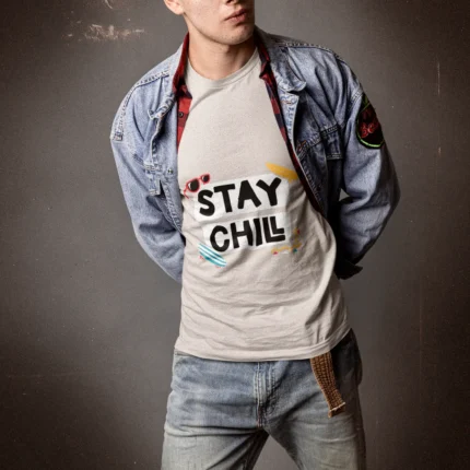 Stay Chill Typographic Men's T-shirt!