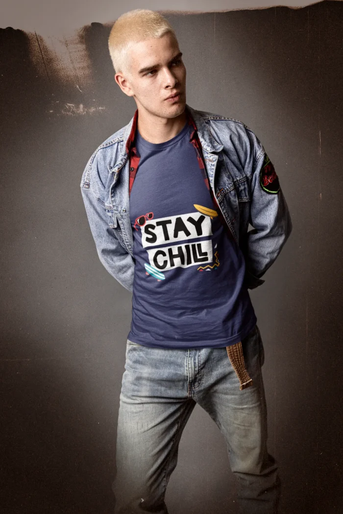 Stay Chill Typographic Men's T-shirt!