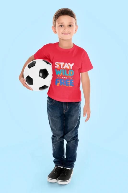 Stay Wild and Free Kids T-Shirts