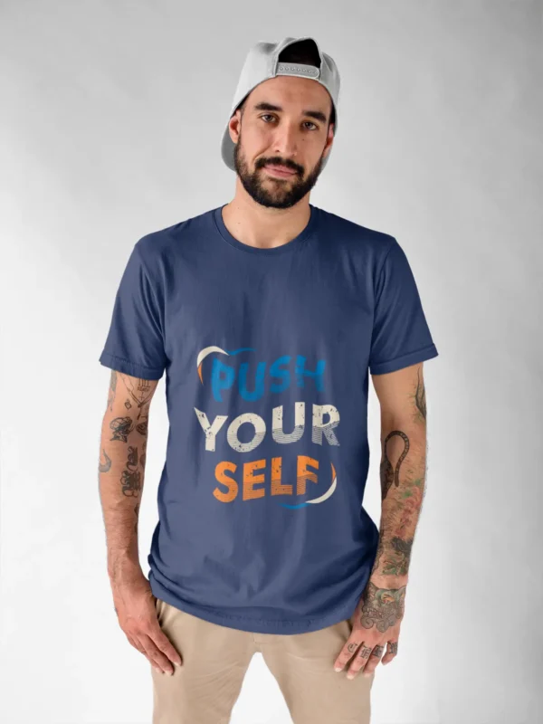 Push yourself Gym T-shirts For Men