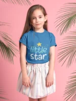 little star printed graphic t-shirt