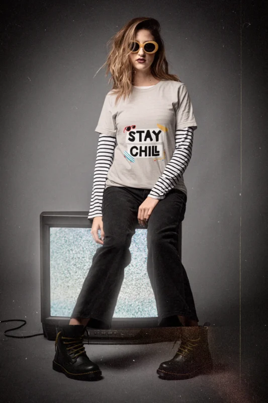 Stay Chill Funky T-shirts for Women