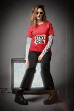 Stay Chill Funky T-shirts for Women