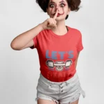 Let's Skate Cool Printed Graphic T-shirt