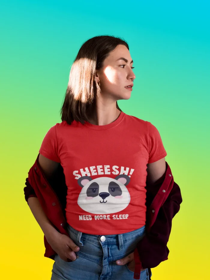 Sheeesh! Typographic T-shirts for Women