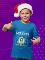 Space Mission Graphic Kids T-Shirts: