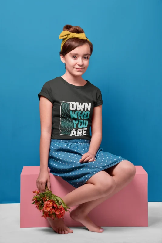 Own Who You Are Printed Graphic T-shirt