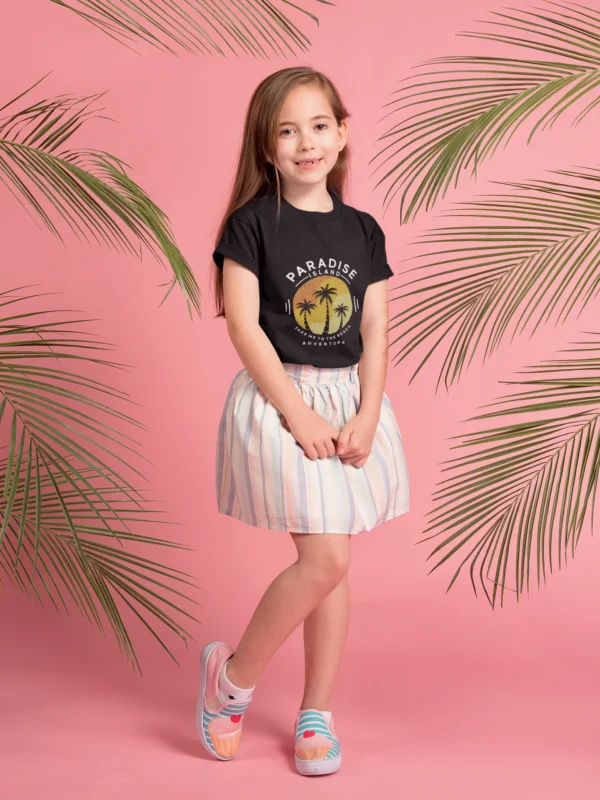 Paradise Island Graphic T-shirt for Girls