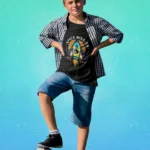 SPACE MISSION Kids Round Neck T-Shirts