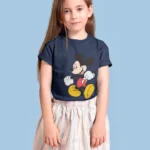 Cute Mickey Mouse Graphic T-Shirt