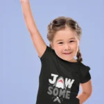 JAW SOME Printed Soft Graphic T-shirts