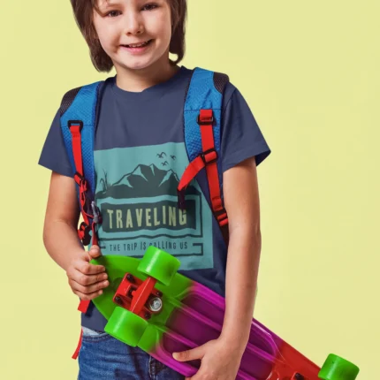 Get Ready to Explore with Traveling Boys Kids T-shirts!