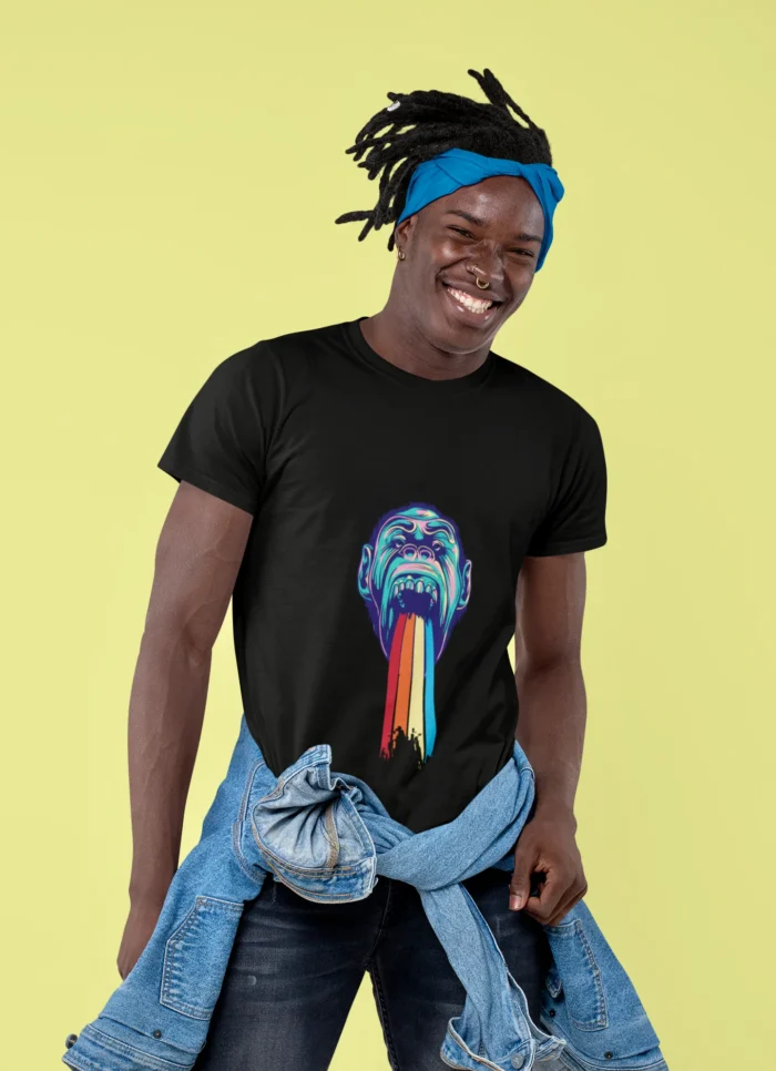 Rainbow Gorilla Men's T-Shirt