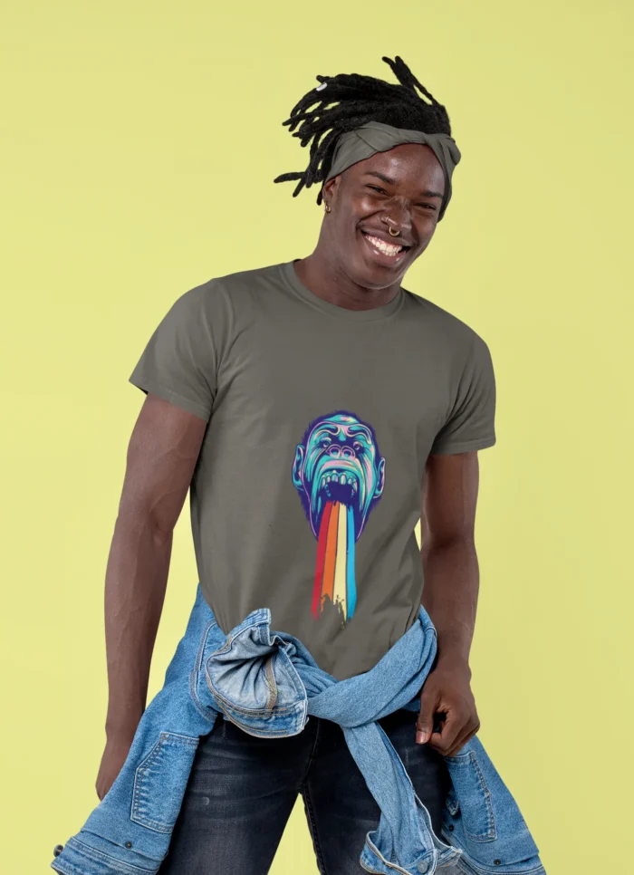 Rainbow Gorilla Men's T-Shirt