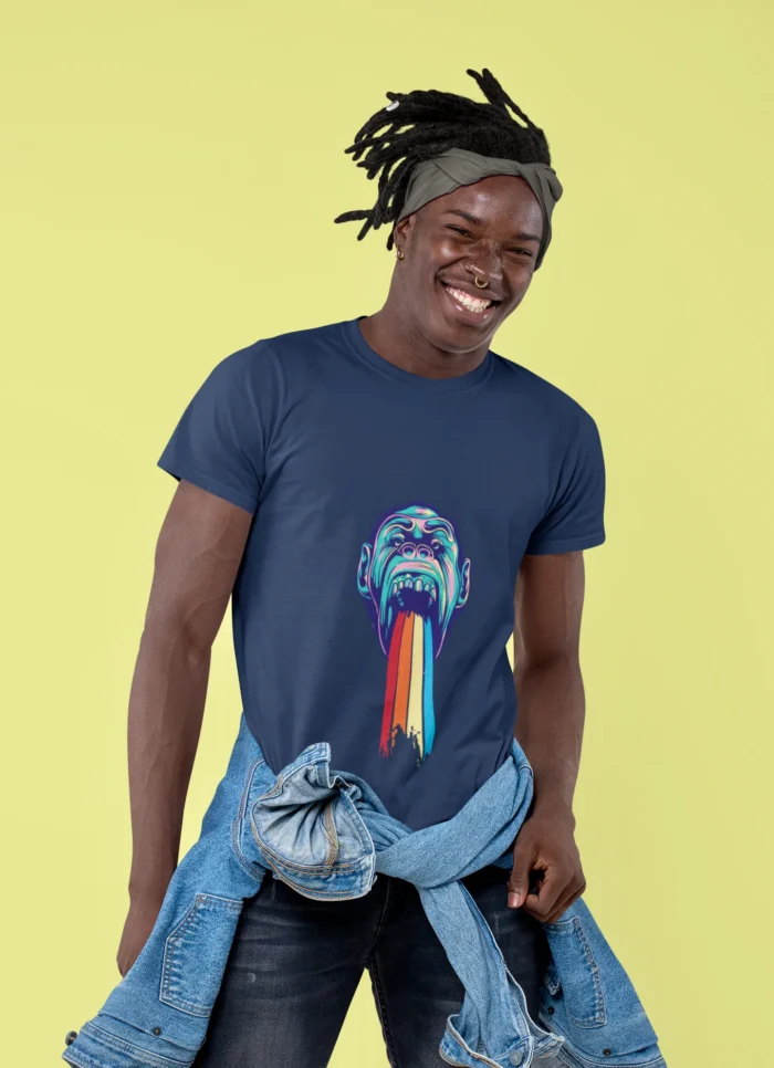 Rainbow Gorilla Men's T-Shirt