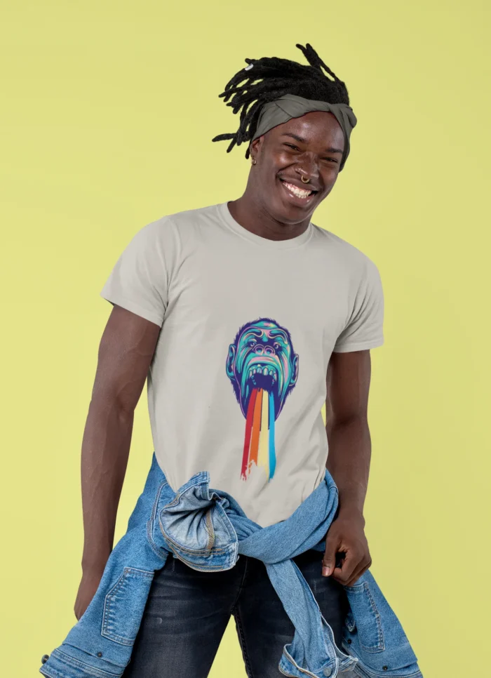 Rainbow Gorilla Men's T-Shirt