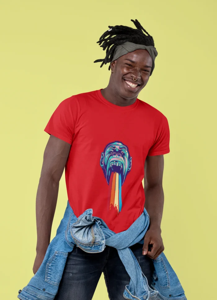 Rainbow Gorilla Men's T-Shirt