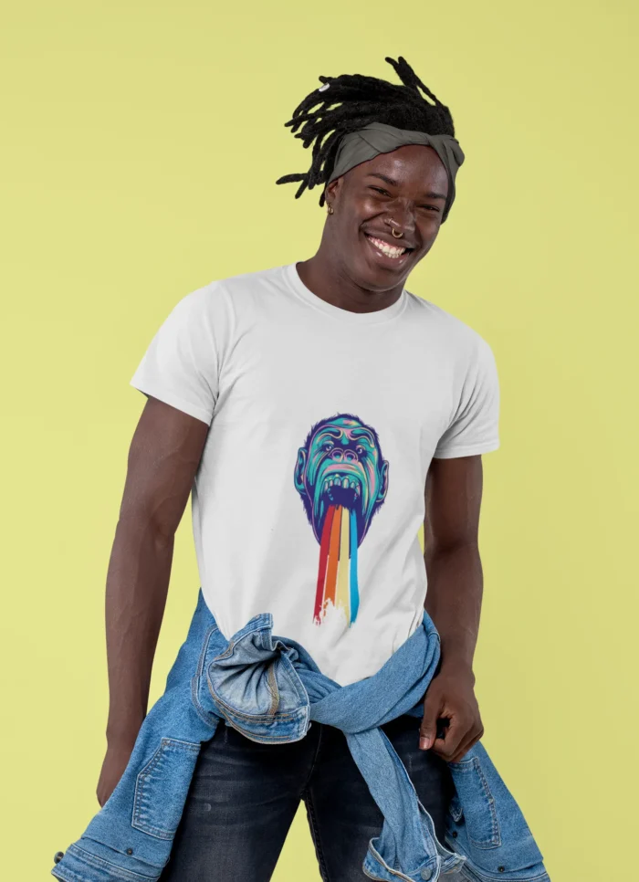 Rainbow Gorilla Men's T-Shirt