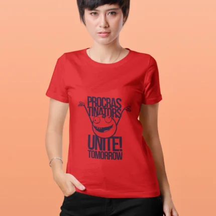Crafted with comfort in mind, this tee is a testament to the philosophy that great things happen when you take your time. Elevate your wardrobe with a touch of whimsy and a dash of procrastinator pride.