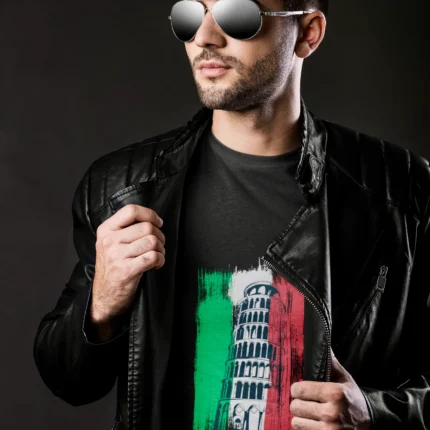 Italian Leaning Tower of Pisa Men's T-Shirt