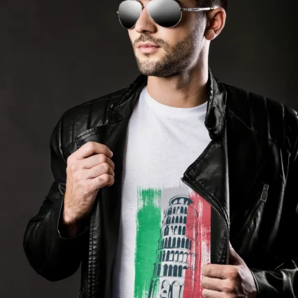 Italian Leaning Tower of Pisa Men's T-Shirt