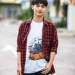 Pumpkin Haunted House Men's T-Shirt