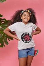 Toronto Raptors Inspired Basketball Tee for Girls