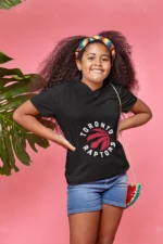 Toronto Raptors Inspired Basketball Tee for Girls