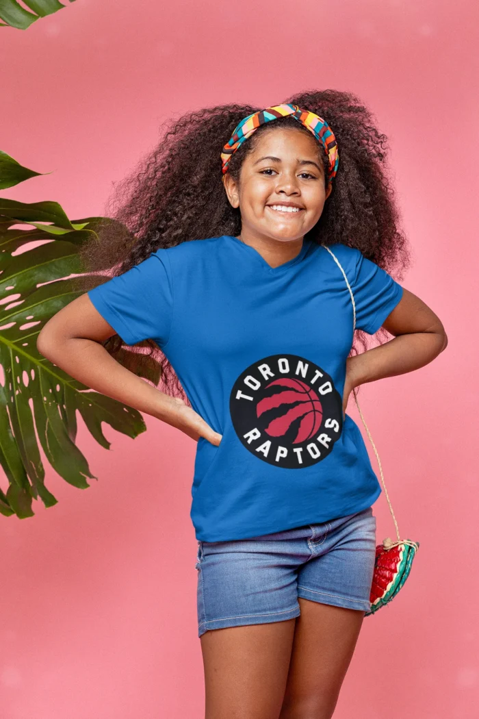 Toronto Raptors Inspired Basketball Tee for Girls