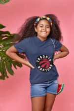 Toronto Raptors Inspired Basketball Tee for Girls