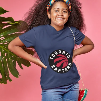Toronto Raptors Inspired Basketball Tee for Girls