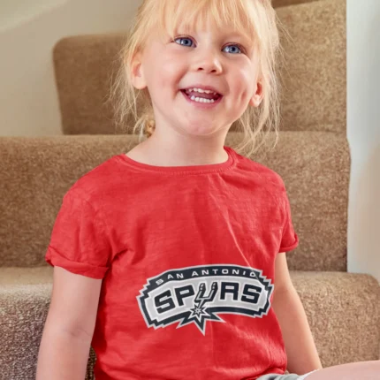 Glittering Victory: San Antonio Spurs Girls Tee