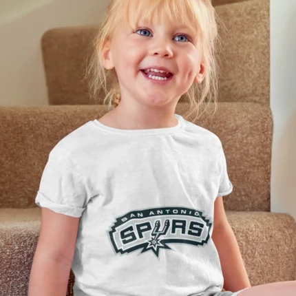 Glittering Victory: San Antonio Spurs Girls Tee