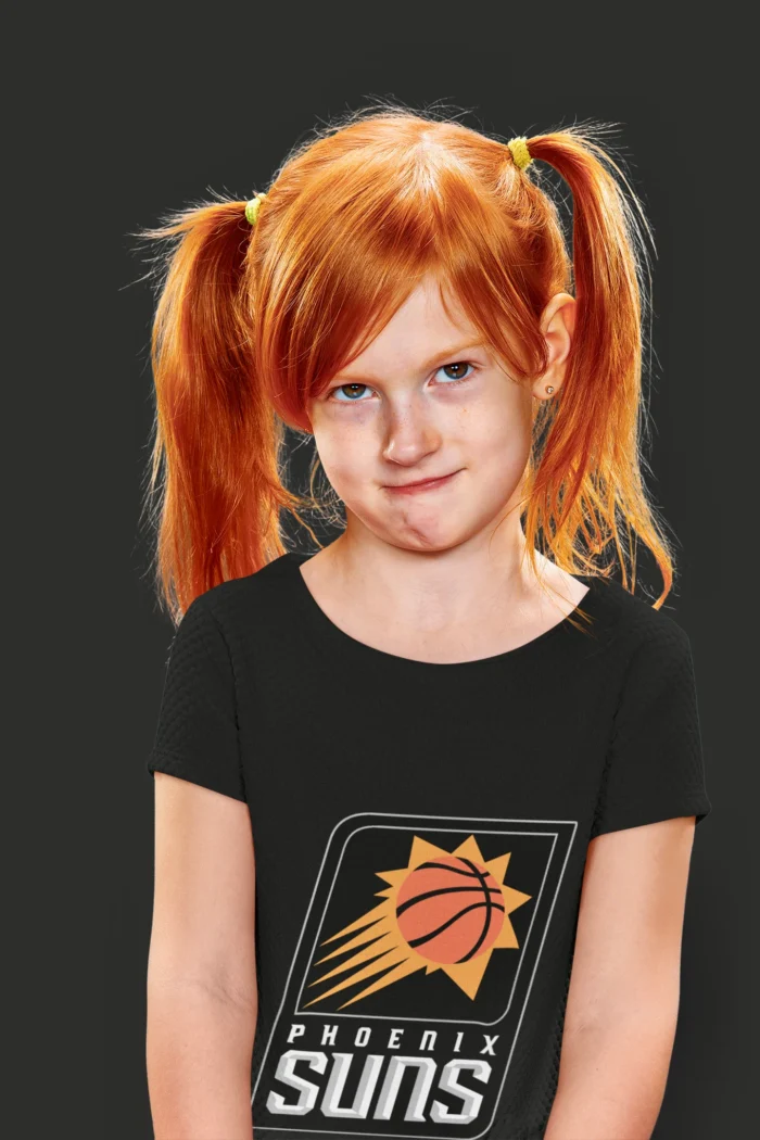 Phoenix Suns Girls Glittery Sunset T-Shirt