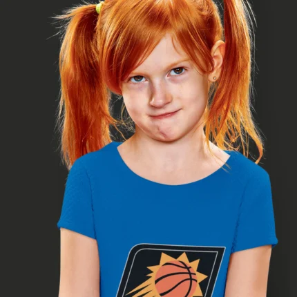 Phoenix Suns Girls Glittery Sunset T-Shirt