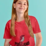 Portland Trail Blazers Girls Power Tee