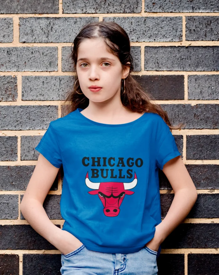 Chicago Bulls Girls Sparkling Spirit T-Shirt