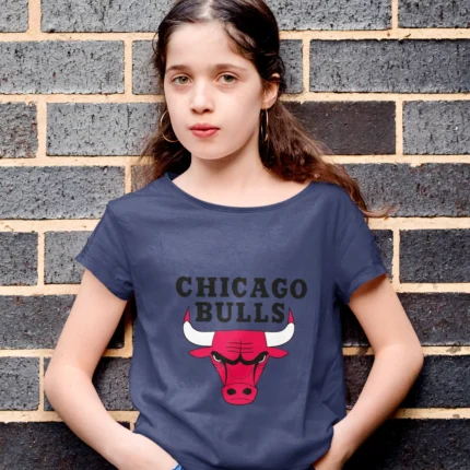 Chicago Bulls Girls Sparkling Spirit T-Shirt