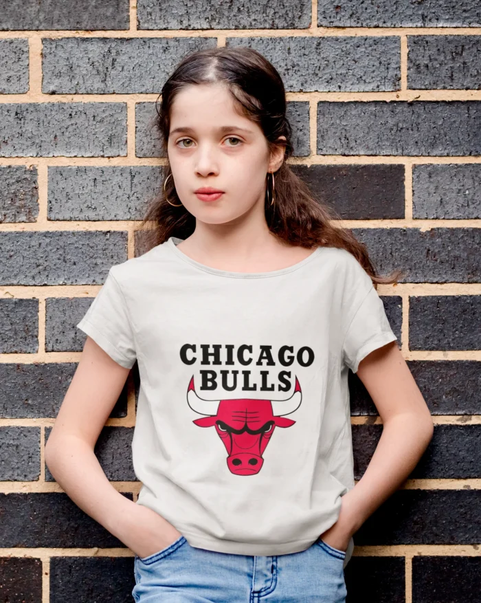 Chicago Bulls Girls Sparkling Spirit T-Shirt