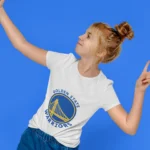 Golden State Warriors Fanatics Girls Glittering Victory T-Shirt