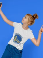 Golden State Warriors Fanatics Girls Glittering Victory T-Shirt