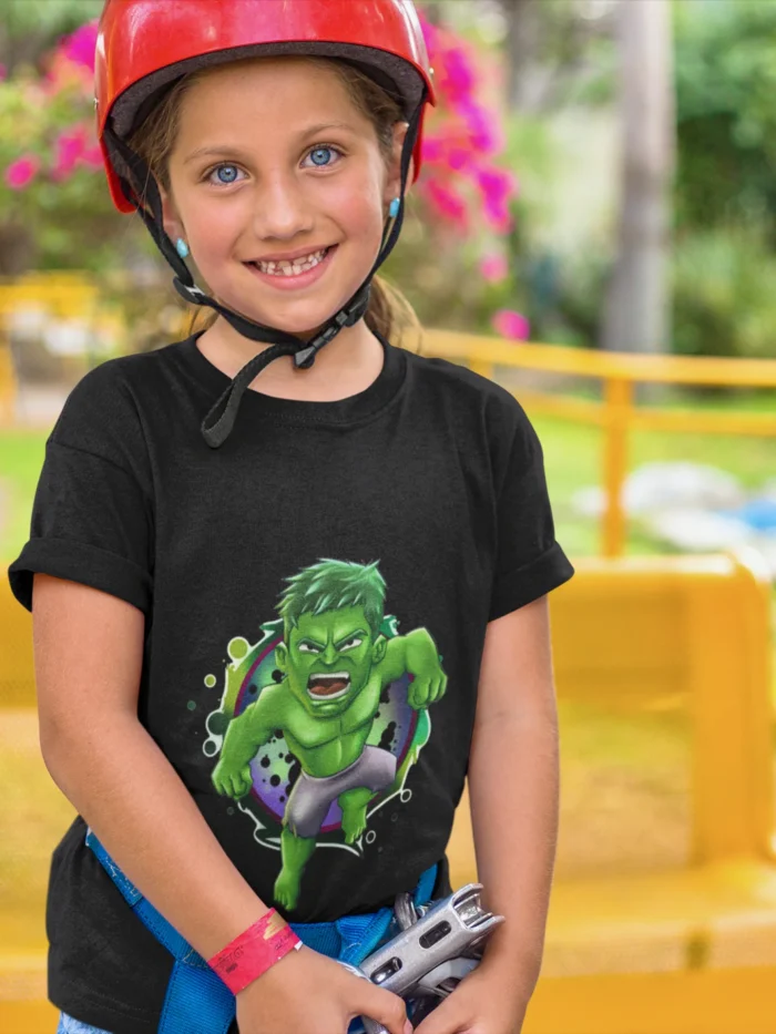 Chibi Hulk Girls T-Shirt