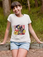 Radiant Rebellion: Marvel Comics Wolverine Girls Tee