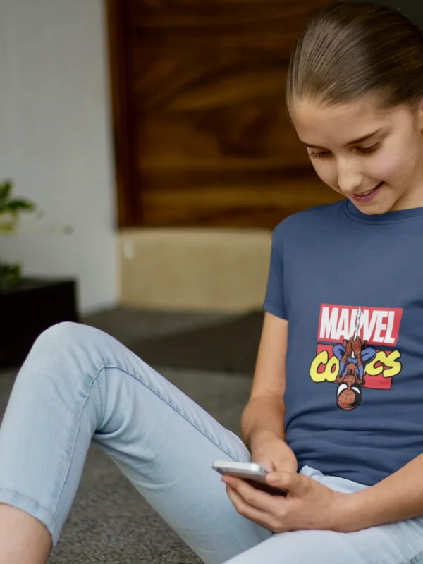 Marvel Spider-Man Web of Elegance Girls T-Shirt