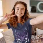 Wakanda Spirit Girls Black Panther T-Shirt