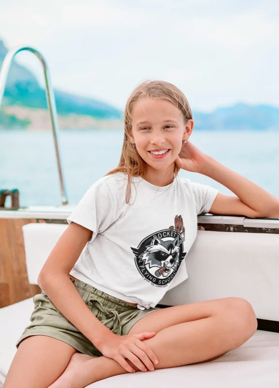 Rocket Raccoon Galactic Adventure Girls T-Shirt