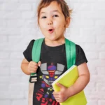 Chibi Robotic Optimus Prime Girls T-Shirt