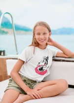 Whimsical Wonders - Weird Mickey Mouse Tee for Girls