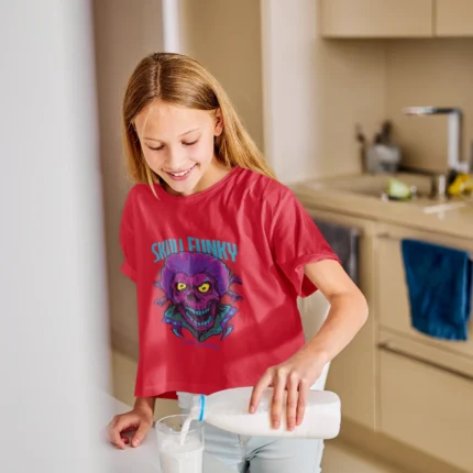 Skull Funny Girl's Tee