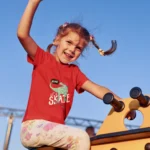 et your little one embrace the magic of playtime with this whimsical tee that encourages creativity and self-expression. Perfect for any occasion, the Dinosaur Let's Skate Roar tee is where comfort meets cool in a burst of delightful colors.